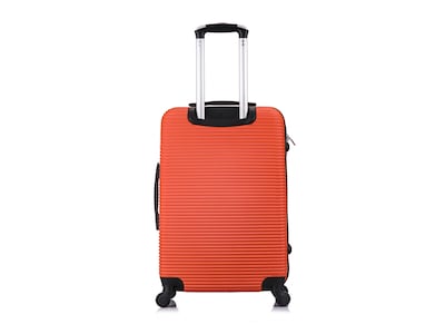 InUSA Royal 26" Hardside Suitcase, 4-Wheeled Spinner, Orange (IUROY00M-ORG)