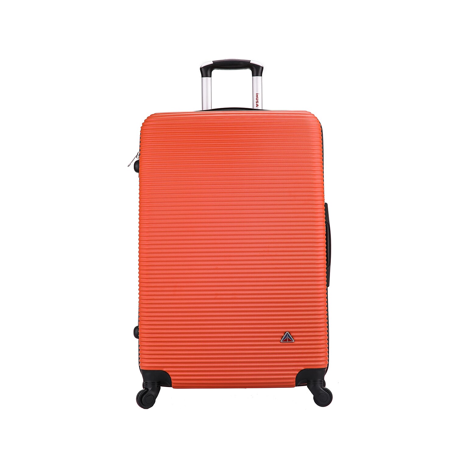 InUSA Royal 28 Hardside Suitcase, 4-Wheeled Spinner, TSA Checkpoint Friendly, Orange (IUROY00L-ORG)
