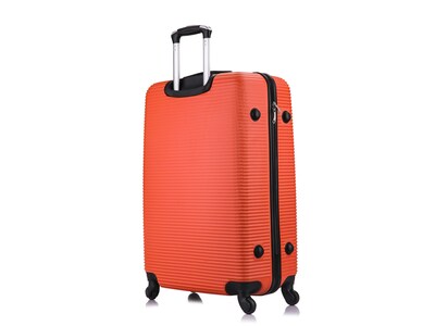 InUSA Royal 28" Hardside Suitcase, 4-Wheeled Spinner, TSA Checkpoint Friendly, Orange (IUROY00L-ORG)
