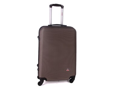 InUSA Royal 28" Hardside Suitcase, 4-Wheeled Spinner, TSA Checkpoint Friendly, Brown (IUROY00L-BRO)