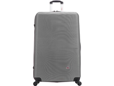 InUSA Royal 32 Hardside Suitcase, 4-Wheeled Spinner, Silver (IUROY00XL-SIL)