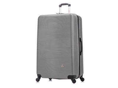 InUSA Royal 32 Hardside Suitcase, 4-Wheeled Spinner, Silver (IUROY00XL-SIL)
