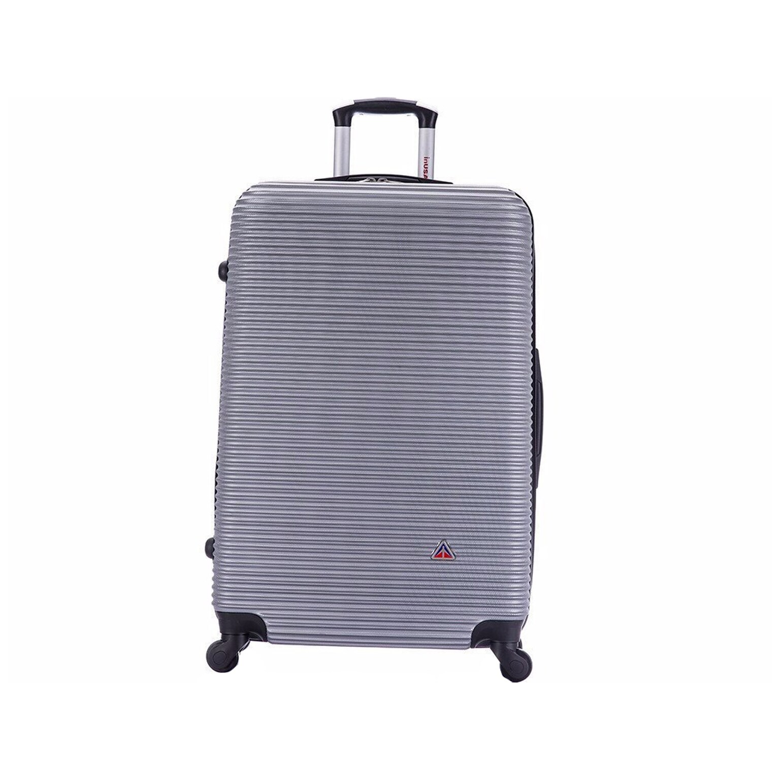 InUSA Royal 28 Hardside Suitcase, 4-Wheeled Spinner, TSA Checkpoint Friendly, Silver (IUROY00L-SIL)