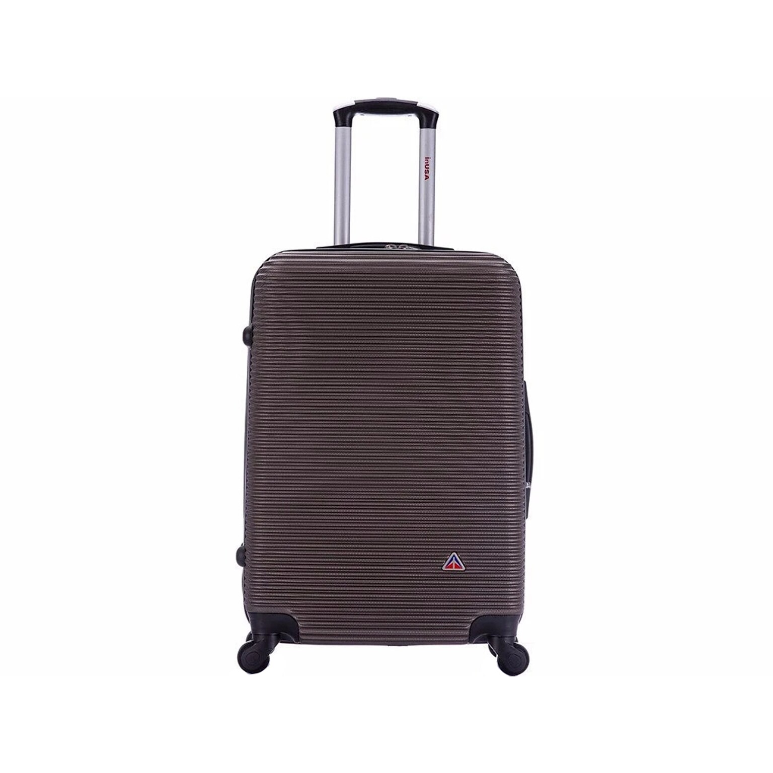 InUSA Royal 24 Hardside Suitcase, 4-Wheeled Spinner, TSA Checkpoint Friendly, Brown (IUROY00M-BRO)