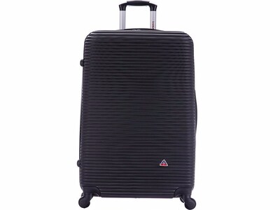 InUSA Royal 30" Hardside Suitcase, 4-Wheeled Spinner, Black (IUROY00L-BLK)