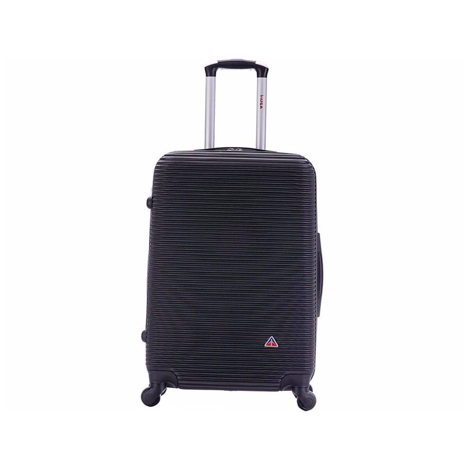 InUSA Royal 26 Hardside Suitcase, 4-Wheeled Spinner, Black (IUROY00M-BLK)