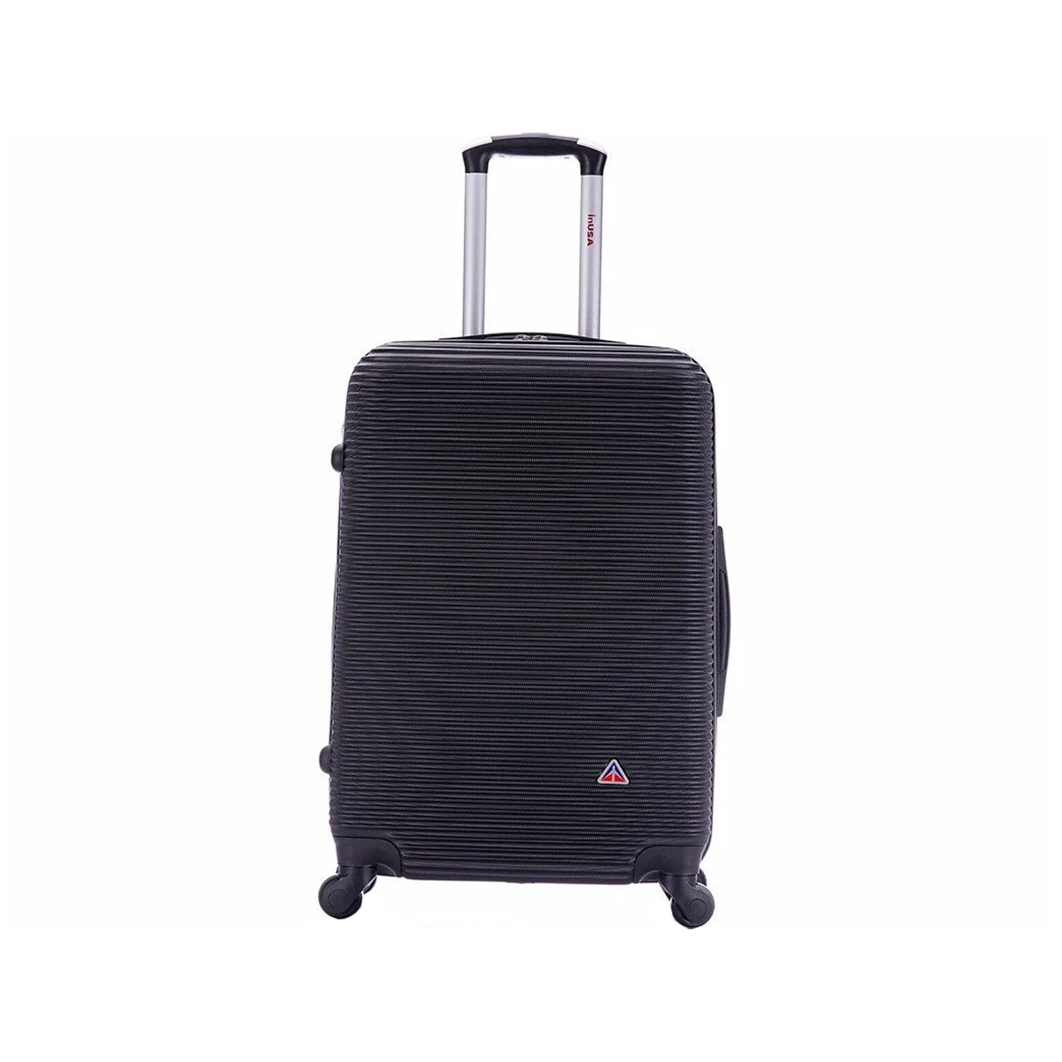 InUSA Royal 24 Hardside Suitcase, 4-Wheeled Spinner, TSA Checkpoint Friendly, Black (IUROY00M-BLK)