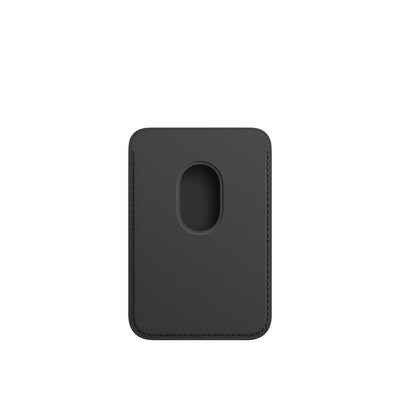 Apple iPhone Black Leather Wallet with MagSafe for iPhone 12, 12 mini, 12 Pro, 12 Pro Max (MHLR3ZM/A)