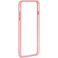 Insten Hard Hybrid Crystal TPU Cover Case for Apple iPhone 6s Plus / 6 Plus - Clear/Pink