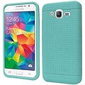 Insten Rugged Soft Rubber Cover Case For Samsung Galaxy Grand Prime - Teal