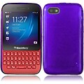 For BlackBerry Q5 Frosted TPU Cover - Purple