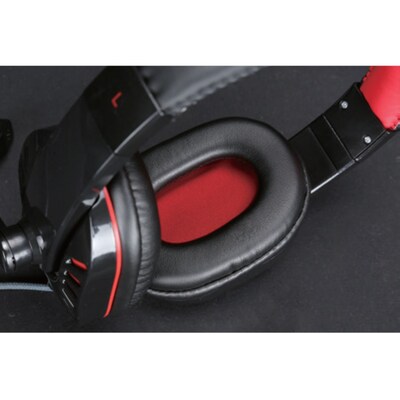 Supersonic IQ Sound Wired Stereo Gaming Headset, Over-the-Head, Red (IQ-450G)