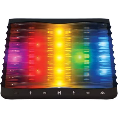 iHome iBT751B Color Changing Bluetooth Speaker with Disco Lighting (IBT751B)