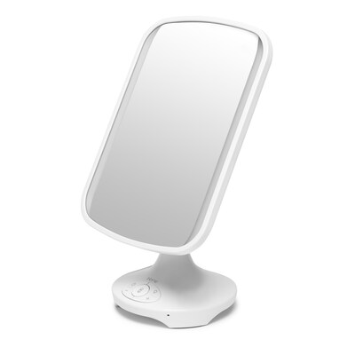 iHome REFLECT II Vanity Mirror with Bluetooth Speakerphone and USB Charging (ICVBT3W)