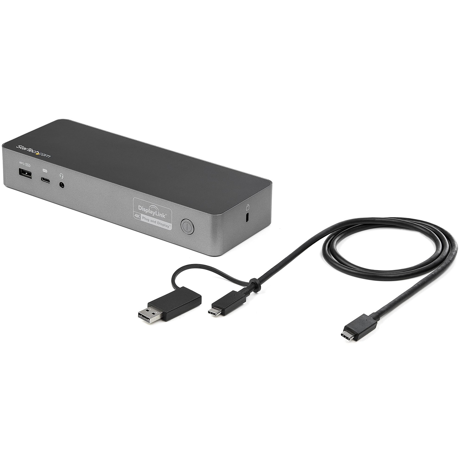 StarTech USB-C Docking Station for USB-C/A Laptops, 60W (DK30C2DPPD)