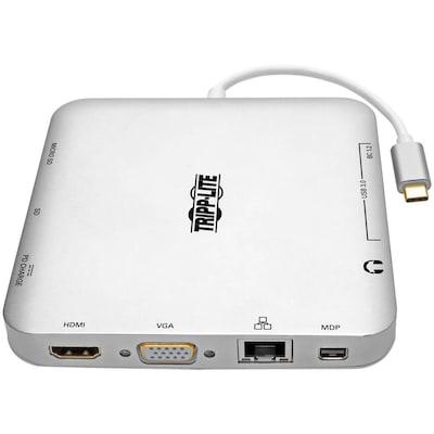Tripp Lite U442-DOCK2-S USB Type C Docking Station for Notebook/Tablet PC/Desktop PC/Smartphone, 60 Watts (U442DOCK2S)
