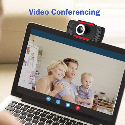 Adesso CyberTrack H3 HD 1280 x 720 General Purpose Webcam, 1.3 Megapixel, Black (CYBERTRACKH3)