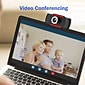 Adesso CyberTrack H3 Webcam - 1.3Megapixel - 30fps - Black, Red - USB 2.0