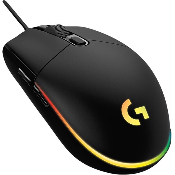 Logitech G203 LIGHTSYNC Optical Gaming Mouse, Black
