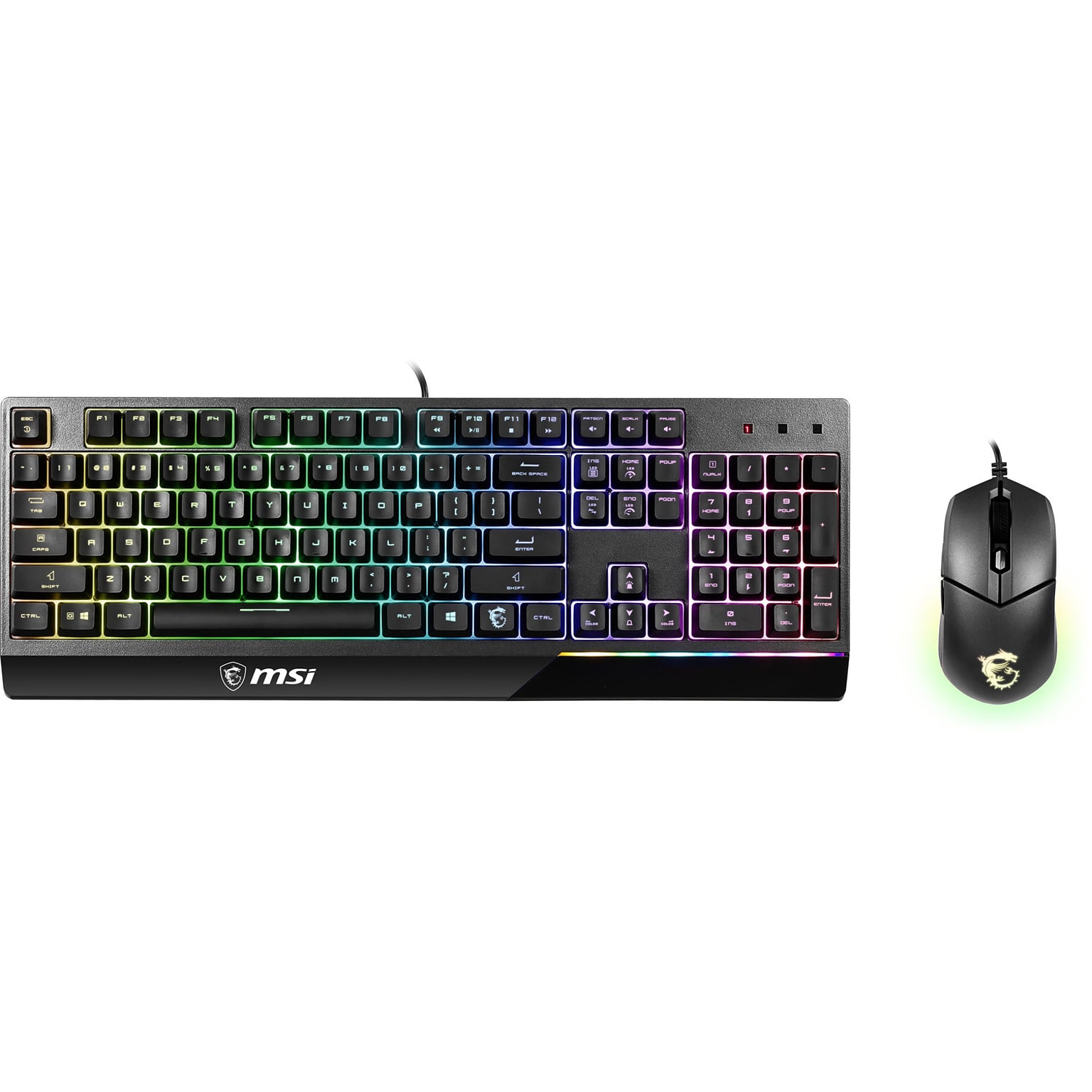 MSI Vigor GK30 Gaming Keyboard and GM11 Mouse Combo