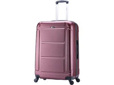 InUSA Pilot 26 Hardside Suitcase, 4-Wheeled Spinner, Wine (IUPIL00M-WIN)