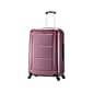 InUSA Pilot Medium Plastic 4-Wheel Spinner Luggage, Wine (IUPIL00M-WIN)