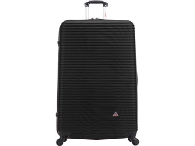 InUSA Royal 32 Hardside Suitcase, 4-Wheeled Spinner, TSA Checkpoint Friendly, Black (IUROY00XL-BLK)