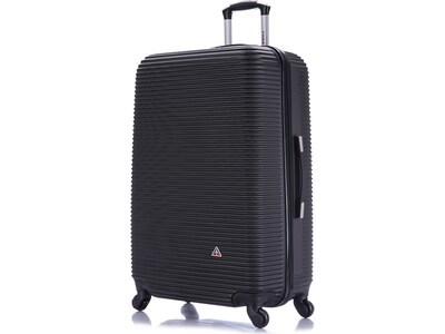 InUSA Royal 32 Hardside Suitcase, 4-Wheeled Spinner, TSA Checkpoint Friendly, Black (IUROY00XL-BLK)