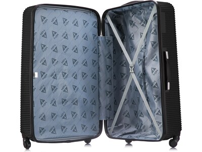 InUSA Royal 32" Hardside Suitcase, 4-Wheeled Spinner, TSA Checkpoint Friendly, Black (IUROY00XL-BLK)