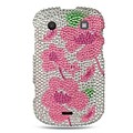 Insten Hard Bling Case For BlackBerry Bold Touch 9900/9930 - Silver/Pink