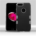 Insten Hard TPU Cover Case For Apple iPhone 7 Plus - Black/Gray