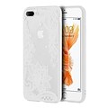 Insten Floral Hard TPU Cover Case For Apple iPhone 7 Plus - White/Clear