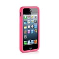 Insten Premium Silicone Soft Skin Back Gel Cover Case For Apple iPhone 5 / 5S - Hot Pink