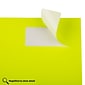 JAM Paper Laser/Inkjet Address Labels, 1" x 2 5/8", Neon Yellow, 30 Labels/Sheet, 4 Sheets/Pack (354328008)