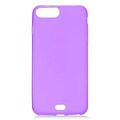 Insten Frosted TPU Rubber Candy Skin Case Cover for Apple iPhone 7 Plus/ 8 Plus, Purple