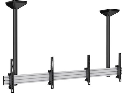 Mount-It! Tilt Ceiling Dual TV Mount for 2 LCD Displays: Screen Size: 45 to 55, 110 lbs. Max. (MI-