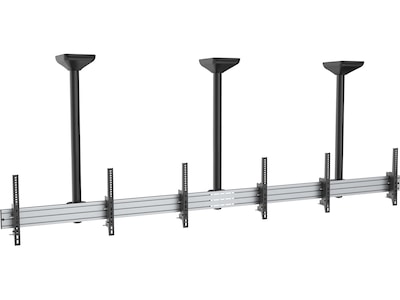 Mount-It! Tilt Ceiling Triple TV Mount for 3 LCD displays: Screen Size: 45 to 50 (MI-513B)