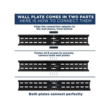 Mount-It! Tilt Wall Mount for LCD/Plasma Panel (low profile), 77 lbs. Max. (MI-3030XL)