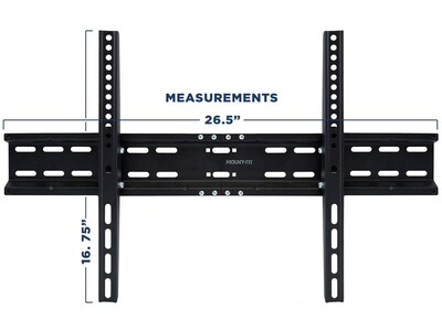 Mount-It! Tilt Wall Mount for LCD/Plasma Panel (low profile), 77 lbs. Max. (MI-3030XL)