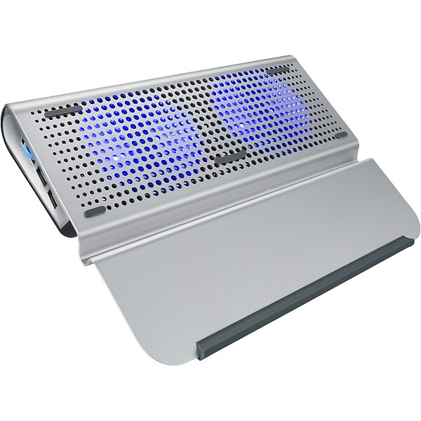 OTM Essentials 15.5 x 11.5 Aluminum Large Laptop Riser Stand, Gray (OB-A2C)