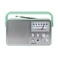 Jensen MR-750 Portable AM/FM Radio, Green (MR-750-GR)