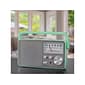 Jensen MR-750 Portable AM/FM Radio, Green (MR-750-GR)