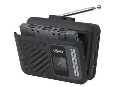 Jensen Personal Cassette Player/Recorder, Black (MCR-75)