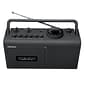 Jensen MCR-250 Portable AM/FM Radio Cassette Recorder/Player, Black