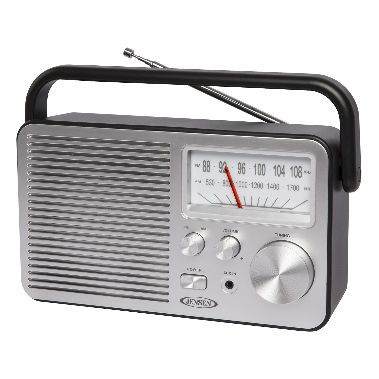 Jensen MR-750 Portable AM/FM Radio, Black
