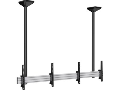 Mount-It! Tilt Ceiling Dual TV Mount, 110 lbs. Max. (MI-512L)