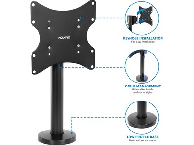 Mount-It! Stand for LCD Display, Screen Size: 23" - 43", 110 lbs. Max. (MI-855)