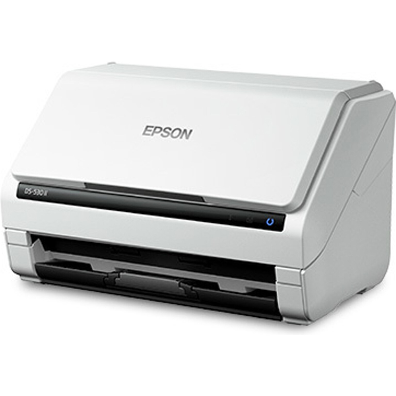 Epson DS-530 II Duplex Document Scanner, White/Black (B11B261202)