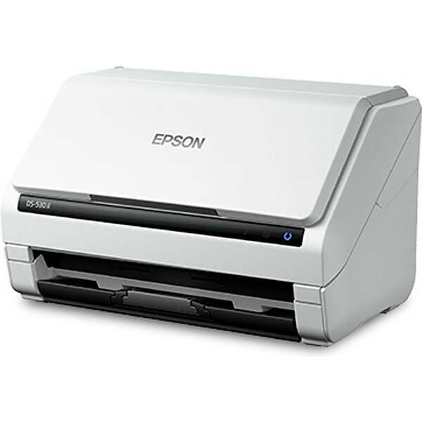 Epson DS-530 II Duplex Document Scanner, White/Black (B11B261202)