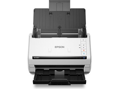 Epson DS-530 II Duplex Document Scanner, White/Black (B11B261202)
